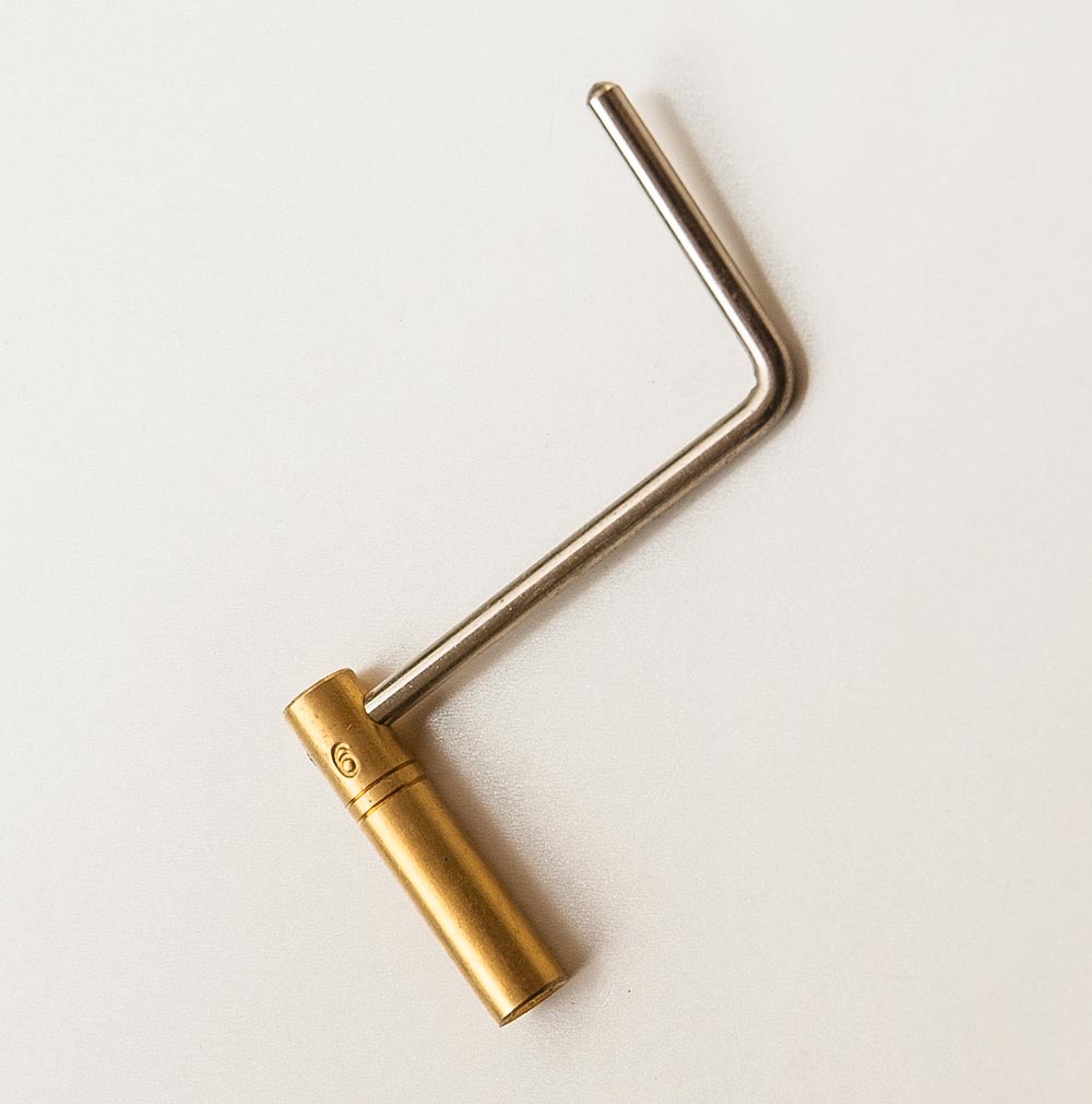 Kurbelschlüssel für Wanduhren - Gr. 6; 3,75 mm