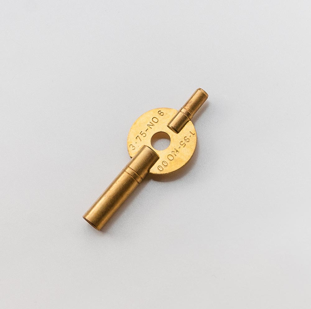 Schlüssel für Reiseuhren, englisches Modell - span class=heilight1Gr. 6 (3,75 mm) + 1,95 mm/span