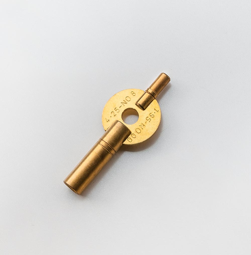Schlüssel für Reiseuhren, englisches Modell - span class=heilight1Gr. 8 (4,25 mm) + 1,95 mm/span