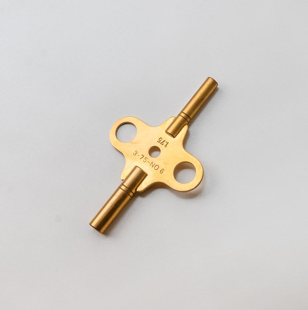 Schlüssel für Reiseuhren, französisches Modell - span class=heilight1Gr. 6 (3,75 mm) + 1,75 mm/span