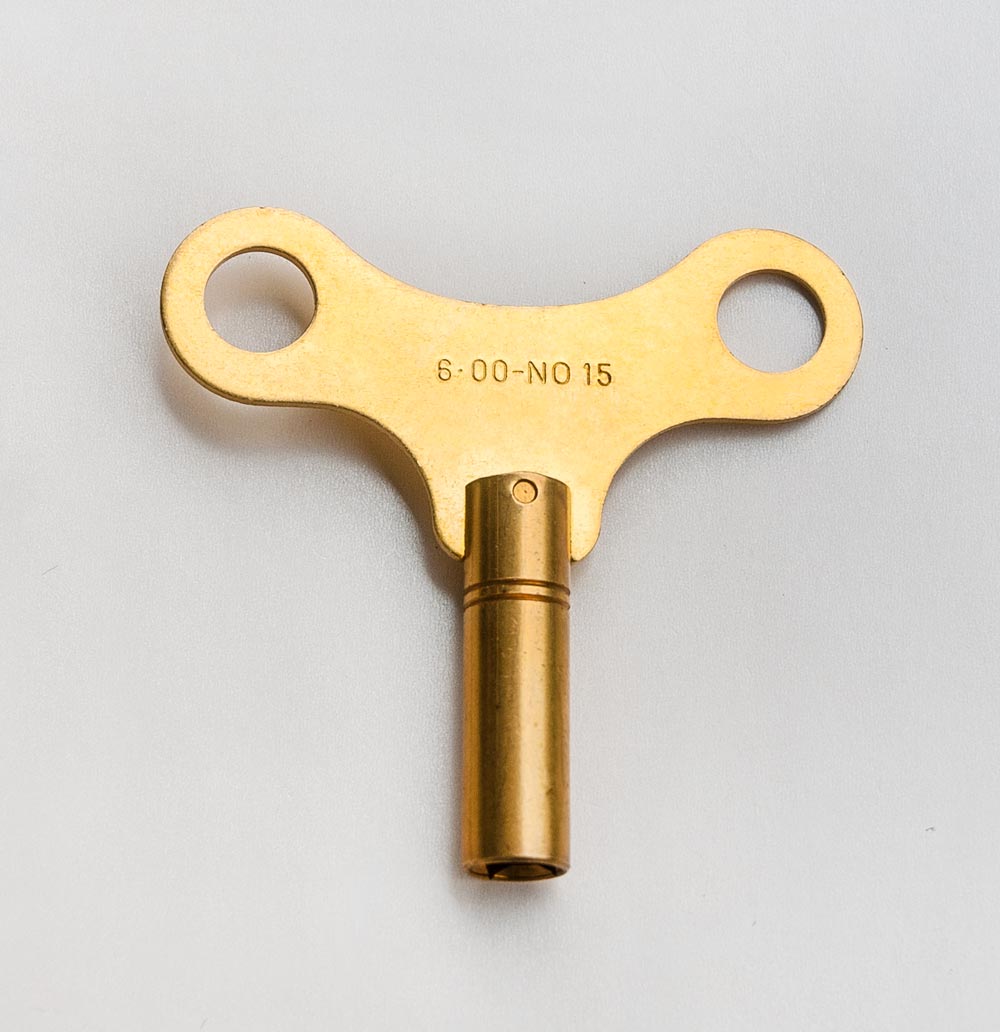 Uhrenschlüssel Messing Größe 15 - 6,00 mm