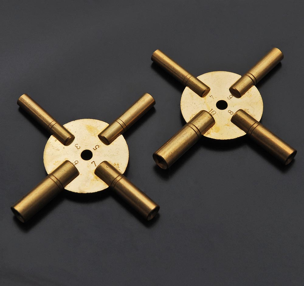 Universalschlüssel-Set 1 - Stern-Schlüssel - Multischlüssel für Pendulen
