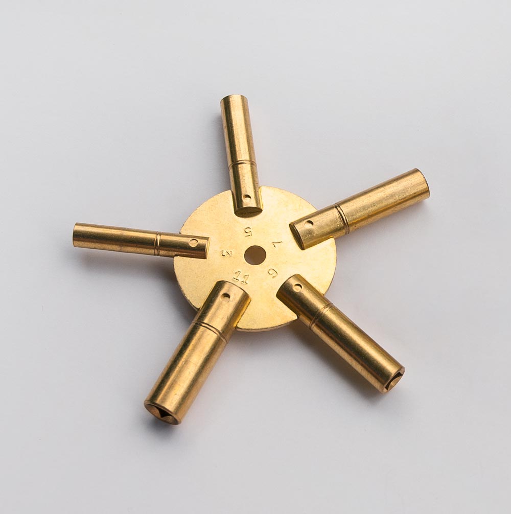 Universalschlüssel - Stern-Schlüssel - Multi-Schlüssel für Pendulen, Gr. 3‑5‑7‑9‑11