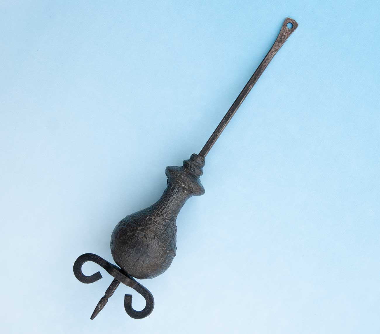 Bleibirnen-Pendel, Modell Cattin, patiniert, ca. 165 g