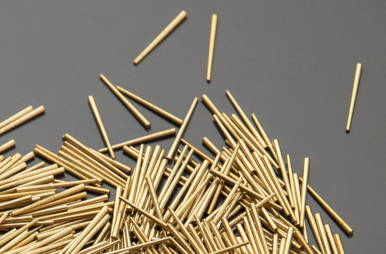 Vorsteckstifte Messing 0,60 - 1,00 x 15,2 mm, 25 Stück