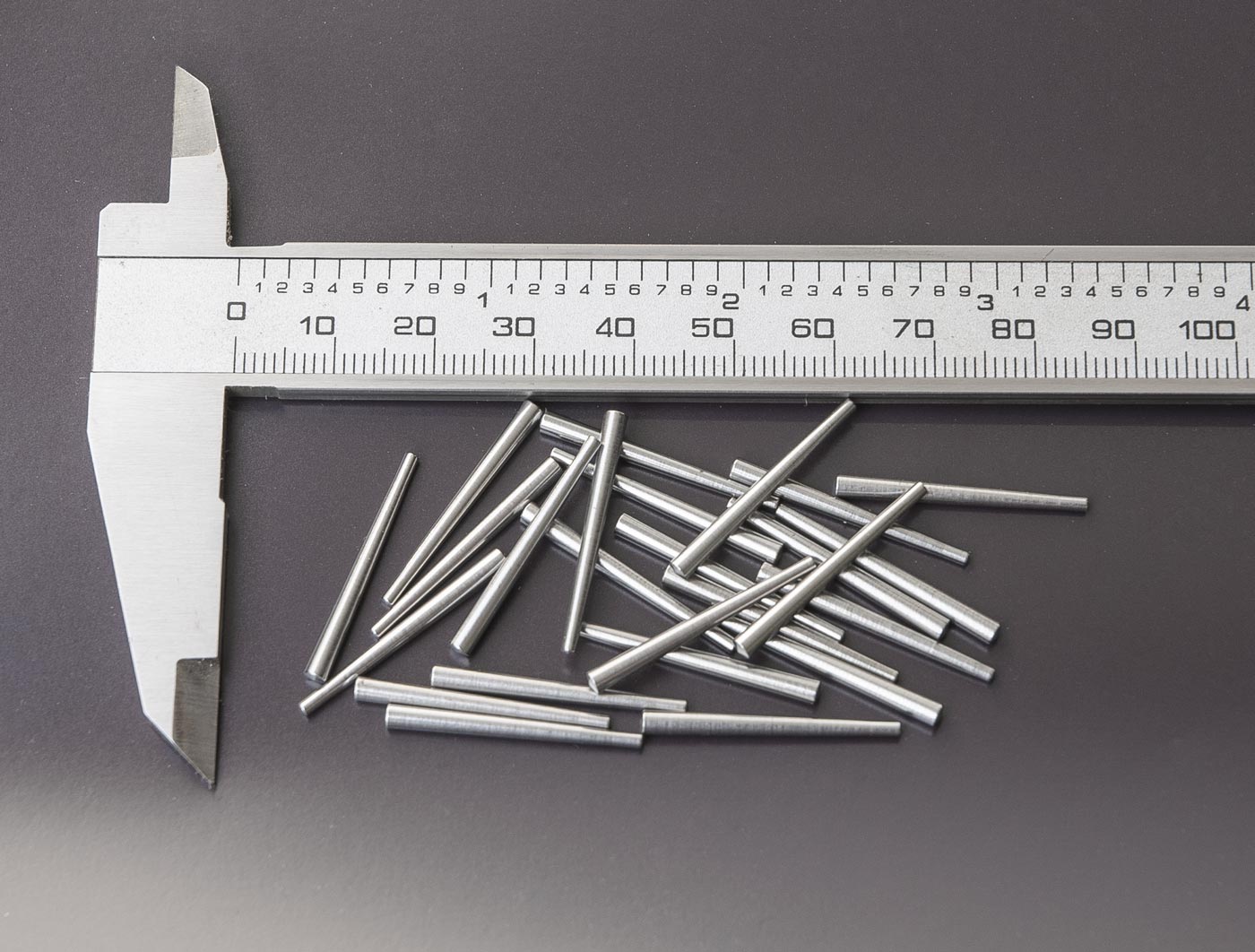 Lange Vorsteckstifte Stahl XXL 1,80 - 2,60 x 32,0 mm, 25 Stück