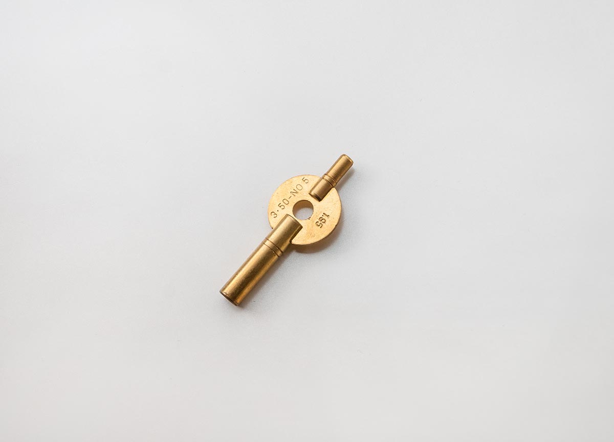 Schlüssel für Reiseuhren, englisches Modell - span class=heilight1Gr. 5 (3,50 mm) + 1,95 mm/span