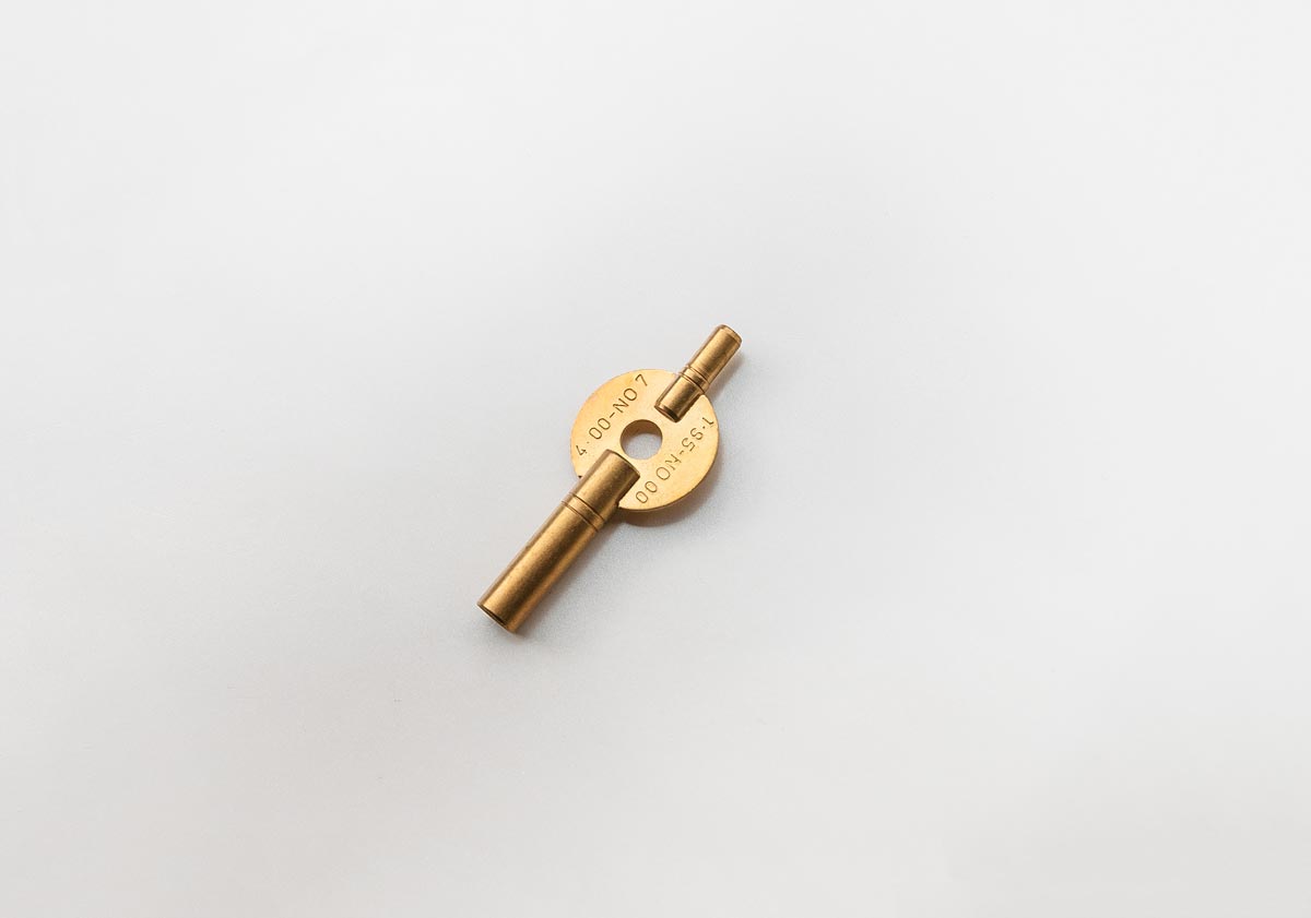 Schlüssel für Reiseuhren, englisches Modell - span class=heilight1Gr. 7 (4,00 mm) + 1,95 mm/span