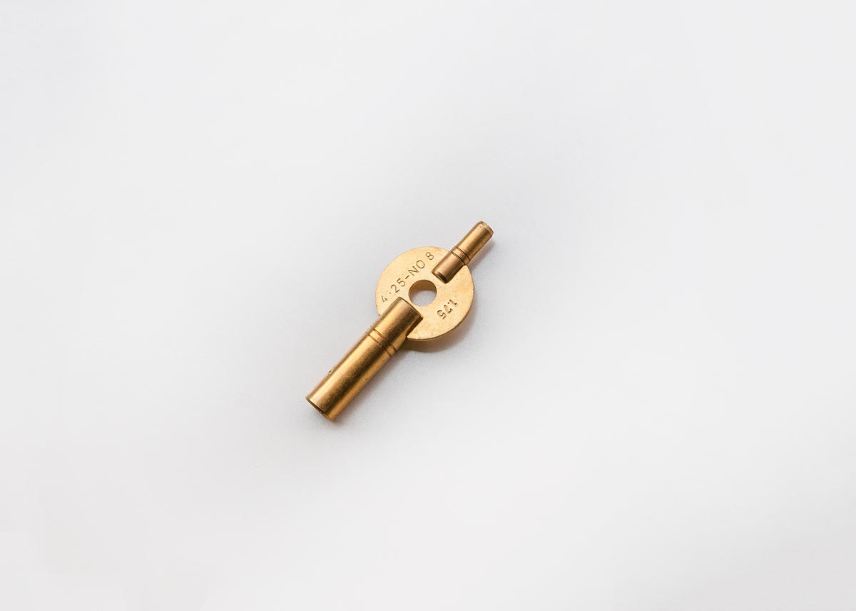 Schlüssel für Reiseuhren, englisches Modell - span class=heilight1Gr. 8 (4,25 mm) + 1,75 mm/span