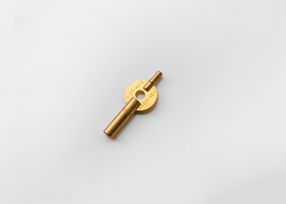 Schlüssel für Reiseuhren, englisches Modell - span class=heilight1Gr. 8 (4,25 mm) + 1,95 mm/span