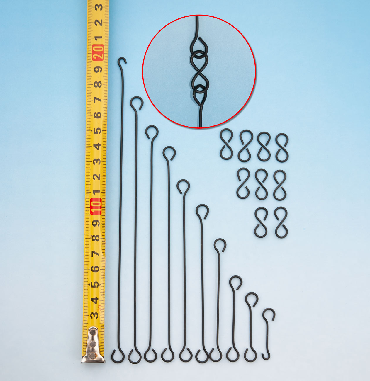 Set Kettenglieder, 19tlg., ca. 140 cm Länge