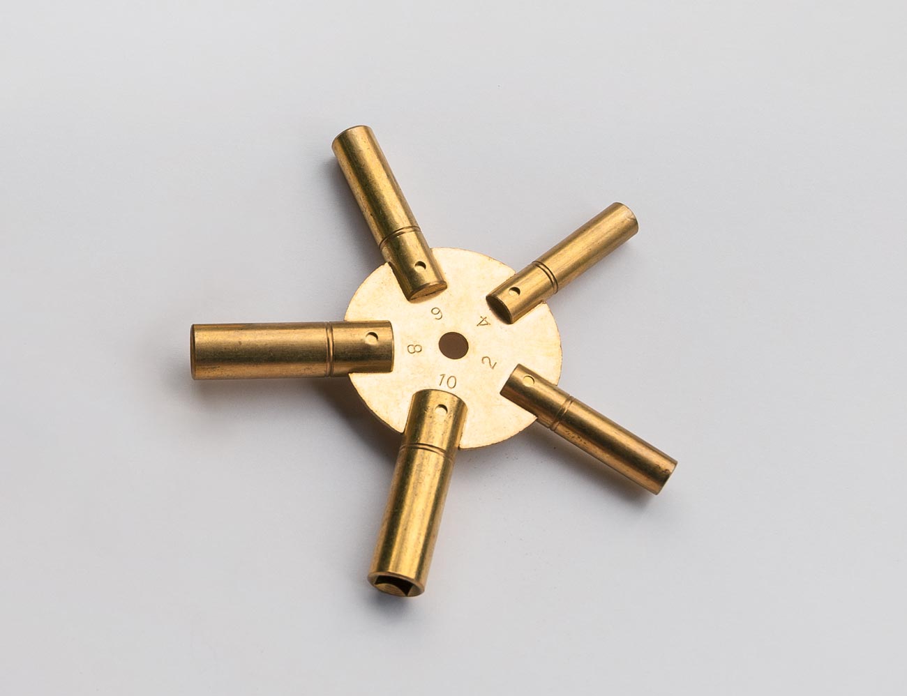 Universalschlüssel - Stern-Schlüssel - Multi-Schlüssel für Pendulen, Gr. 2 - 4 - 6 - 8 - 10