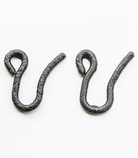 S-Haken, antik-finish, 2 St.