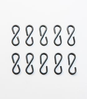 S-Haken, Mini, 10 Stück