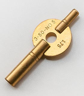 Schlüssel&nbsp;für Reiseuhren, englisches&nbsp;Modell&nbsp;- Gr.&nbsp;5&nbsp;(3,50&nbsp;mm)&nbsp;+&nbsp;1,75&nbsp;mm