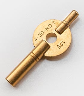 Schlüssel&nbsp;für Reiseuhren, englisches&nbsp;Modell&nbsp;- Gr.&nbsp;7&nbsp;(4,00&nbsp;mm)&nbsp;+&nbsp;1,75&nbsp;mm