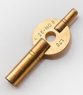 Schlüssel&nbsp;für Reiseuhren, englisches&nbsp;Modell&nbsp;- Gr.&nbsp;8&nbsp;(4,25&nbsp;mm)&nbsp;+&nbsp;1,75&nbsp;mm