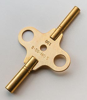 Schlüssel&nbsp;für Reiseuhren, französisches&nbsp;Modell&nbsp;- Gr.&nbsp;5&nbsp;(3,50&nbsp;mm)&nbsp;+&nbsp;1,95&nbsp;mm