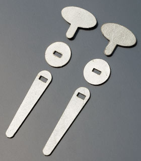 Türschließen A f. Comtoise-Uhren, 1 Set, 6-tlg