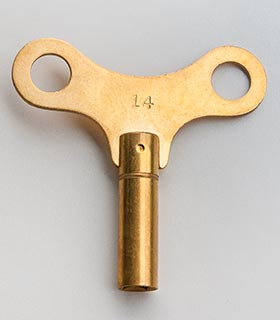 Uhrenschlüssel&nbsp;Messing Größe&nbsp;14&nbsp;-&nbsp;5,75&nbsp;mm