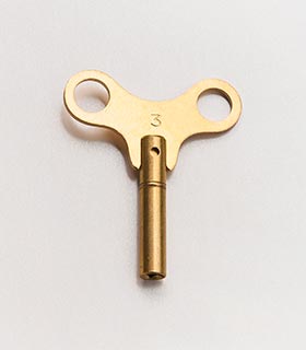 Uhrenschlüssel&nbsp;Messing Größe&nbsp;3&nbsp;-&nbsp;3,00&nbsp;mm