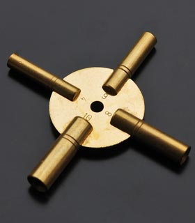 Universalschlüssel - Stern-Schlüssel - Multi-Schlüssel für Grossuhren, Gr. 4‑6‑8‑10